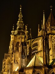 Praga, Katedra św. Wita ( Katedrála Sv. Víta ) - obrazy, fototapety, plakaty