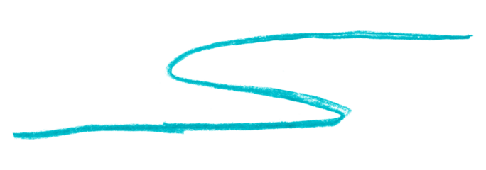 light blue pencil strokes isolated on transparent background