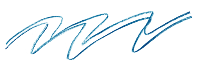 blue pencil strokes isolated on transparent background