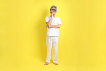 50s white clothing man