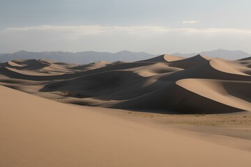 Fototapeta na wymiar sand dunes in park made by midjourney
