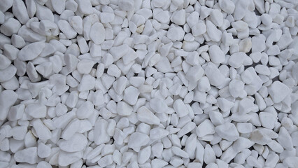 White decorative stones interior decoration