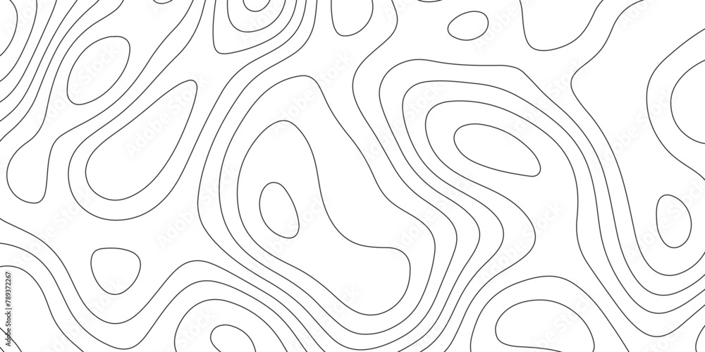 Poster abstract design with seamless pattern with lines topographic map. geographic mountain relief. retro 