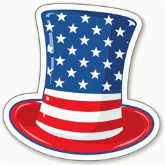 Celebration of a holiday vector stickers isolated on a white background