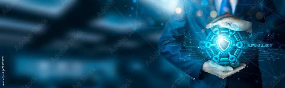 Poster network security and data protection are crucial for businesses, ensuring a secure and reliable netw