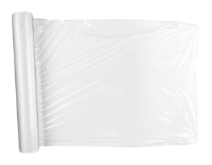 Stretch wrap roll png, plastic texture, transparent background