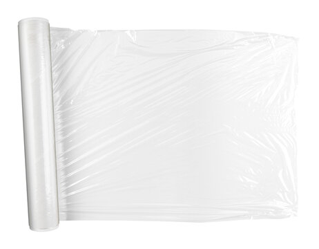 Stretch wrap roll png, plastic texture, transparent background