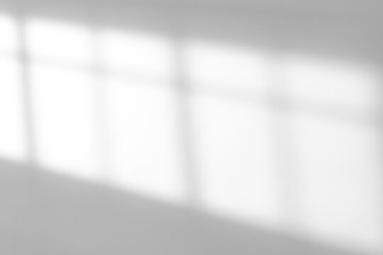 Window light shadow png on the wall overlay effect on transparent background