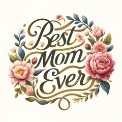 Classic Floral Wreath Mother's Day Card