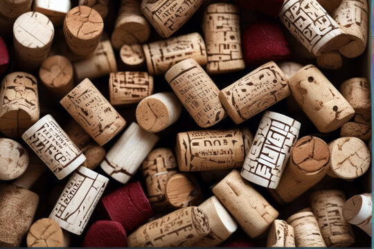 corks Pattern wooden Food drink concept Various Wine corks wine Background