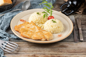 scrambled eggs with bacon