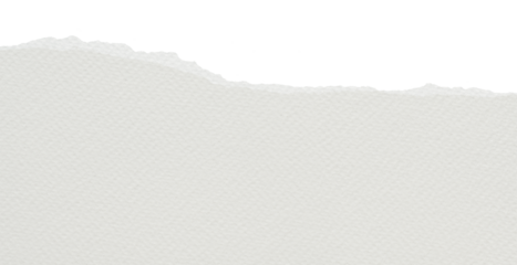 Off white png border, torn paper design, transparent background