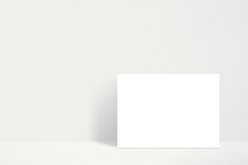 Rectangle frame mockup on a white background