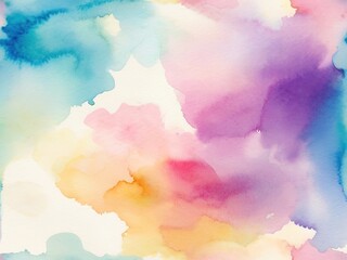Abstract colorful watercolor for background. Digital art painting. Colorful background. - 789413208