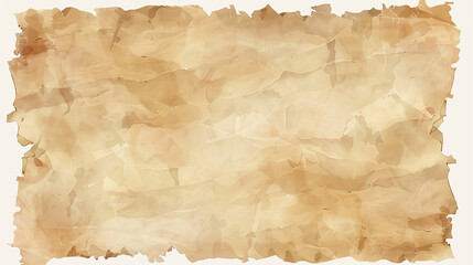 An image displaying the essence of vector background with a watercolor beige texture, featuring uneven edges and a slightly crumpled look for a vintage effect. through abstract art.