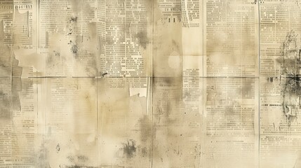 vintage newspaper texture background - obrazy, fototapety, plakaty