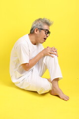 50s white clothing man