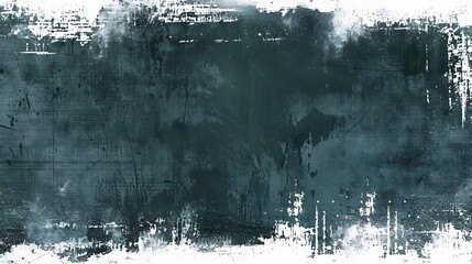 Abstract grunge blue background with white border. - obrazy, fototapety, plakaty
