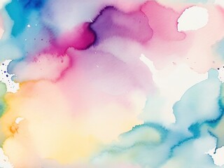 Abstract watercolor background. Hand-drawn illustration for your design. - 789419487