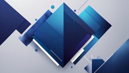 Abstract minimal indigo background with geometric creative and minimal gradient concepts, for posters, banners.