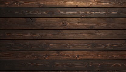 Wooden background with horizontal wooden planks. Wood wall, - obrazy, fototapety, plakaty