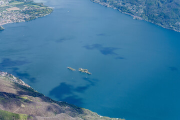 Brissago islands in Maggiore lake, Switzerland