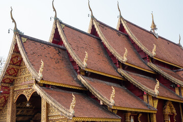 Wat Sri Suphan, Chiang Mai, Thailand, Magnificent architecture of Asia