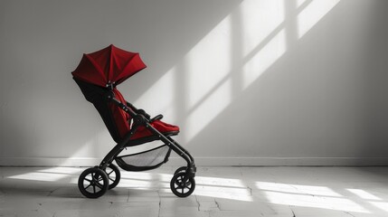 STROLLER, Baby vehicle, wheels stroller, Generated AI