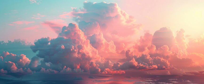 view sunset clouds sky nature sea, Banner Image For Website, Background, Desktop Wallpaper
