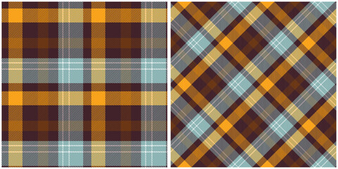 Tartan Plaid Seamless Pattern. Traditional Scottish Checkered Background. Traditional Scottish Woven Fabric. Lumberjack Shirt Flannel Textile. Pattern Tile Swatch Included.