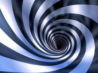A mesmerizing, hypnotic spiral pattern.