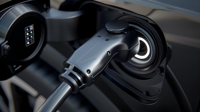 Eco-Tech Innovation: Macro View of Secure Connection between Charging Cable and Electric Vehicle