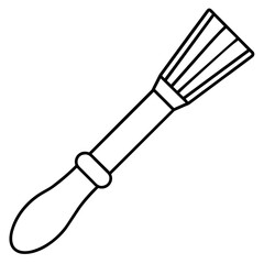 Brush Icon in trendy flat style isolated on grey background. Paint symbol for your web site design, logo, app, UI. Vector illustration.