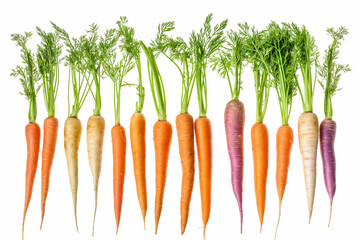 variétés différentes de Carrottes