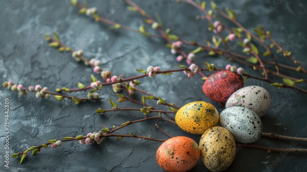 Sticker Fresh eggs displayed on a wooden table, perfect for food and cooking concepts