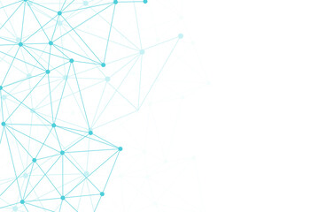 Blue network patterned background design element