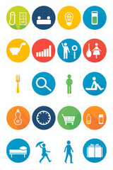 Colourful Daily Activities Pictogram Set