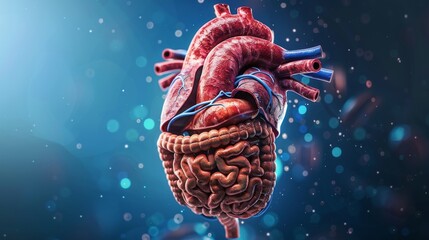 Rendering of heart attacks and heart disease in 3D
