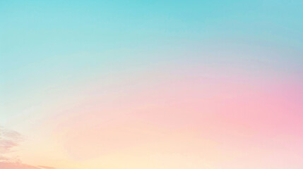 Obraz premium An image displaying the essence of background transitioning smoothly from sky blue to blush pink, reflecting the soft hues of a serene sky. through abstract art.