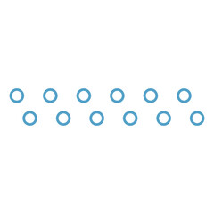 Minimalist Dotted Shape