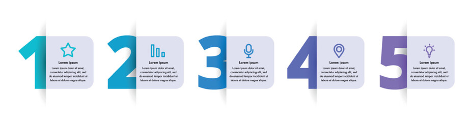 This infographic is the perfect tool for visualizing data and ideas in finance, business and marketing. It illustrates the steps, processes and success of your project or business.