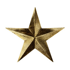Obraz premium Gold star sticker design element