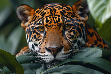 Obraz premium A wildlife conservation project protecting endangered species and their habitats from human encroachment