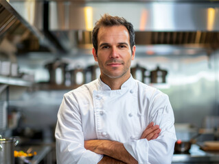 Chef Making Eye Contact: Restaurant Concept