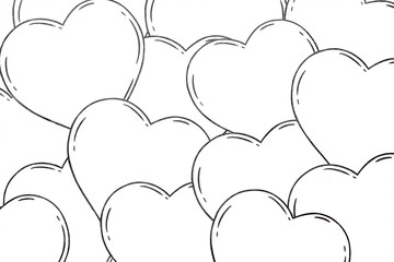 Heart shape background design element