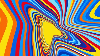 Psychedelic warm tones swirl abstract background - 789462049
