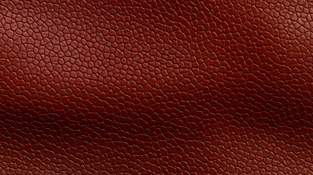 Macro image of textured leather material with grainy surface and shadows