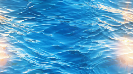 Abstract background of rippled water surface with sunlight reflections