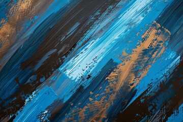 Abstract diagonal strokes, oil painting on canvas. Acrylic art, artistic texture. Brush strokes. generative ai