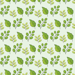 Garden of Nature Seamless Vector Pattern Design
